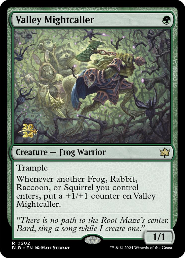 Valley Mightcaller [Bloomburrow Prerelease Promos] | Exor Games Summserside