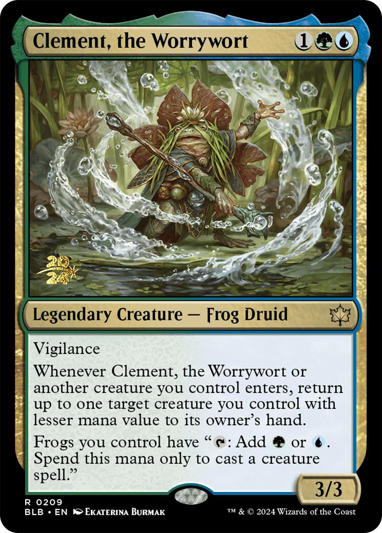 Clement, the Worrywort [Bloomburrow Prerelease Promos] | Exor Games Summserside