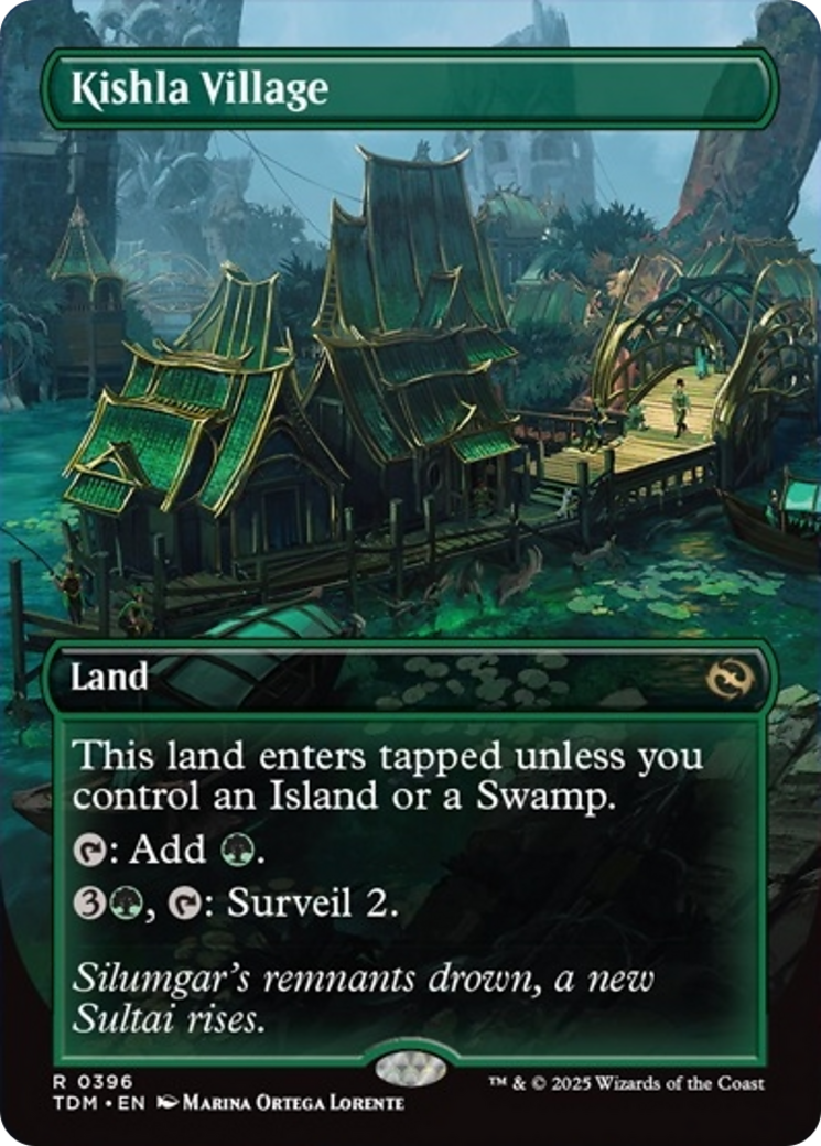 Kishla Village (Borderless) [Tarkir: Dragonstorm] | Exor Games Summserside