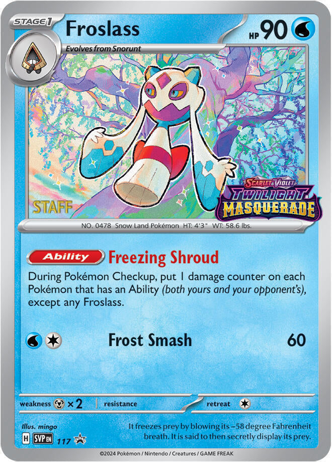 Froslass (117) (Staff) [Scarlet & Violet: Black Star Promos] | Exor Games Summserside