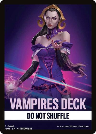 Vampires Deck Theme Card [Foundations Jumpstart Front Cards] | Exor Games Summserside