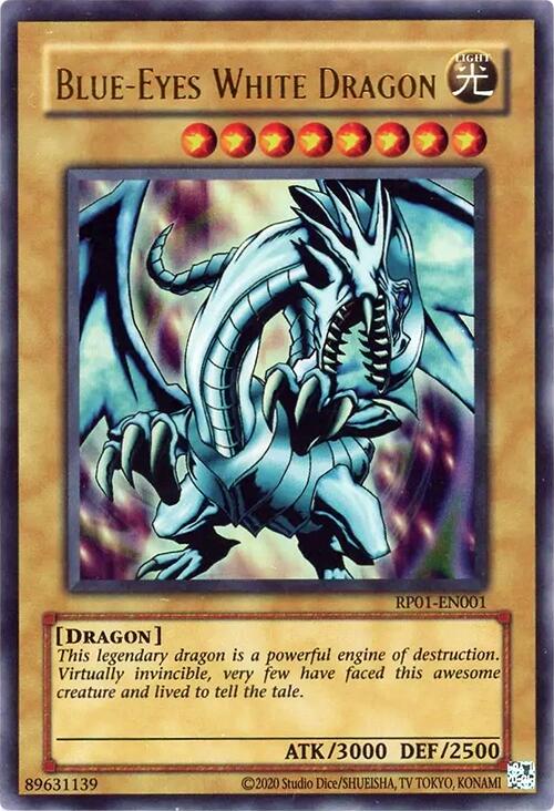 Blue-Eyes White Dragon [RP01-EN001] Ultra Rare | Exor Games Summserside