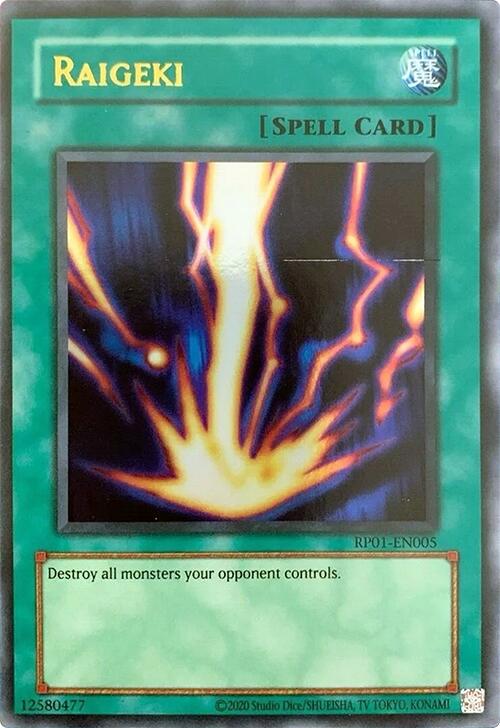 Raigeki [RP01-EN005] Ultra Rare | Exor Games Summserside