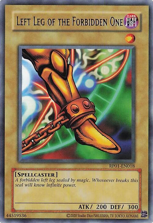 Left Leg of the Forbidden One [RP01-EN018] Rare | Exor Games Summserside