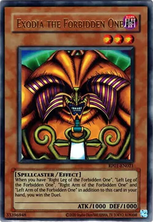 Exodia the Forbidden One [RP01-EN021] Ultra Rare | Exor Games Summserside