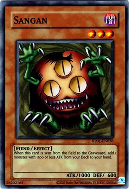 Sangan [RP01-EN036] Super Rare | Exor Games Summserside