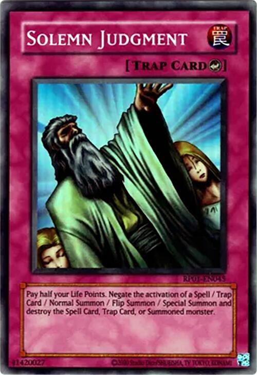 Solemn Judgment [RP01-EN045] Super Rare | Exor Games Summserside