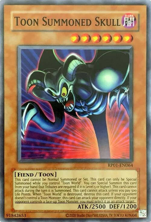 Toon Summoned Skull [RP01-EN064] Common | Exor Games Summserside