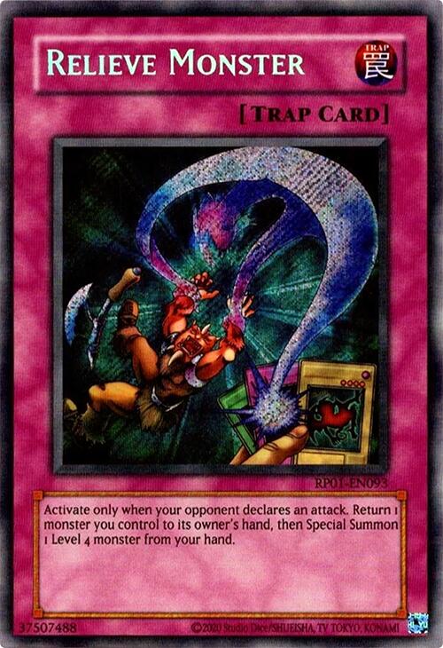 Relieve Monster [RP01-EN093] Secret Rare | Exor Games Summserside
