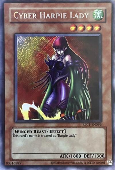 Cyber Harpie Lady [RP01-EN096] Secret Rare | Exor Games Summserside