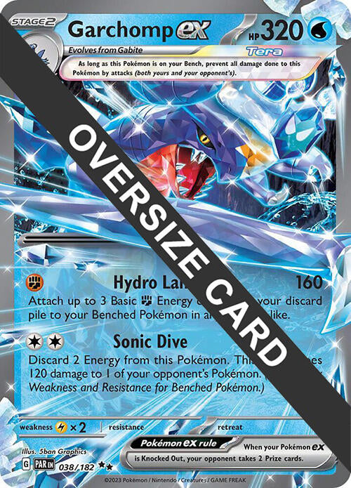 Garchomp ex (038) (Jumbo Card) [Scarlet & Violet: Paradox Rift] | Exor Games Summserside