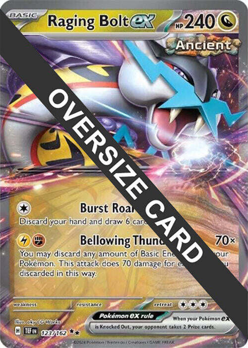 Raging Bolt ex (123) (Jumbo Card) [Scarlet & Violet: Temporal Forces] | Exor Games Summserside