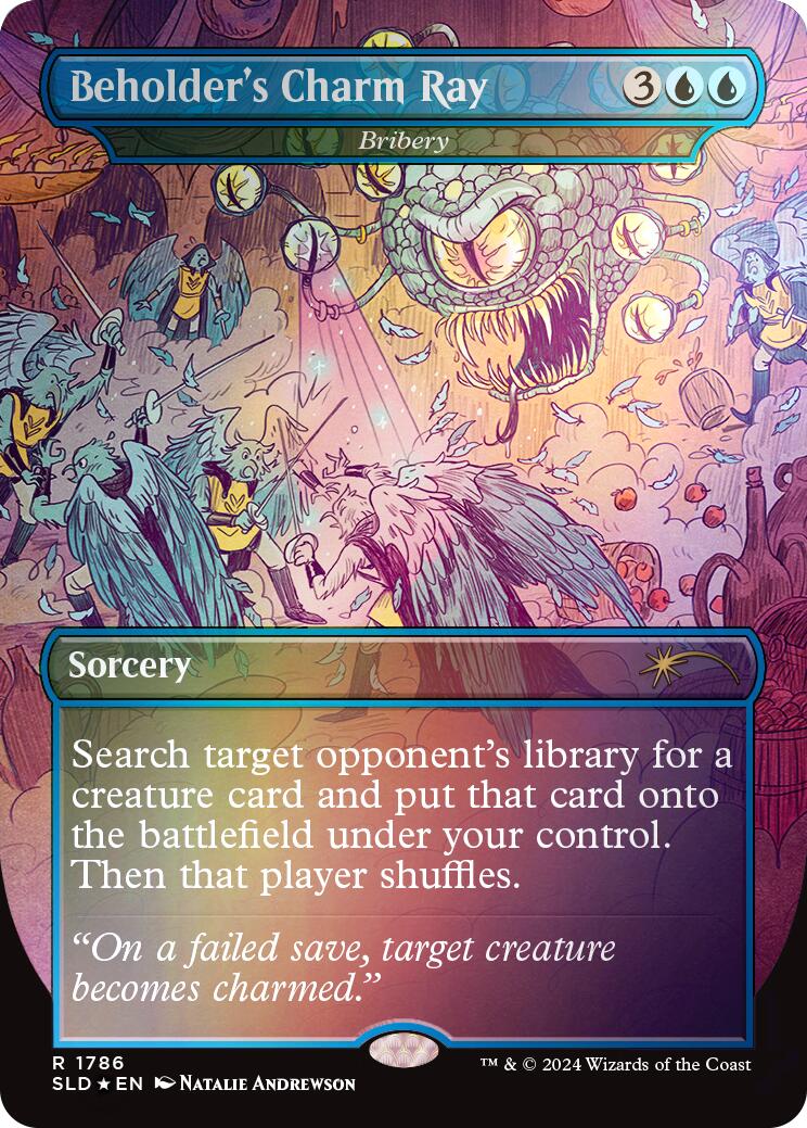 Beholder's Charm Ray - Bribery (Rainbow Foil) [Secret Lair Drop Series] | Exor Games Summserside