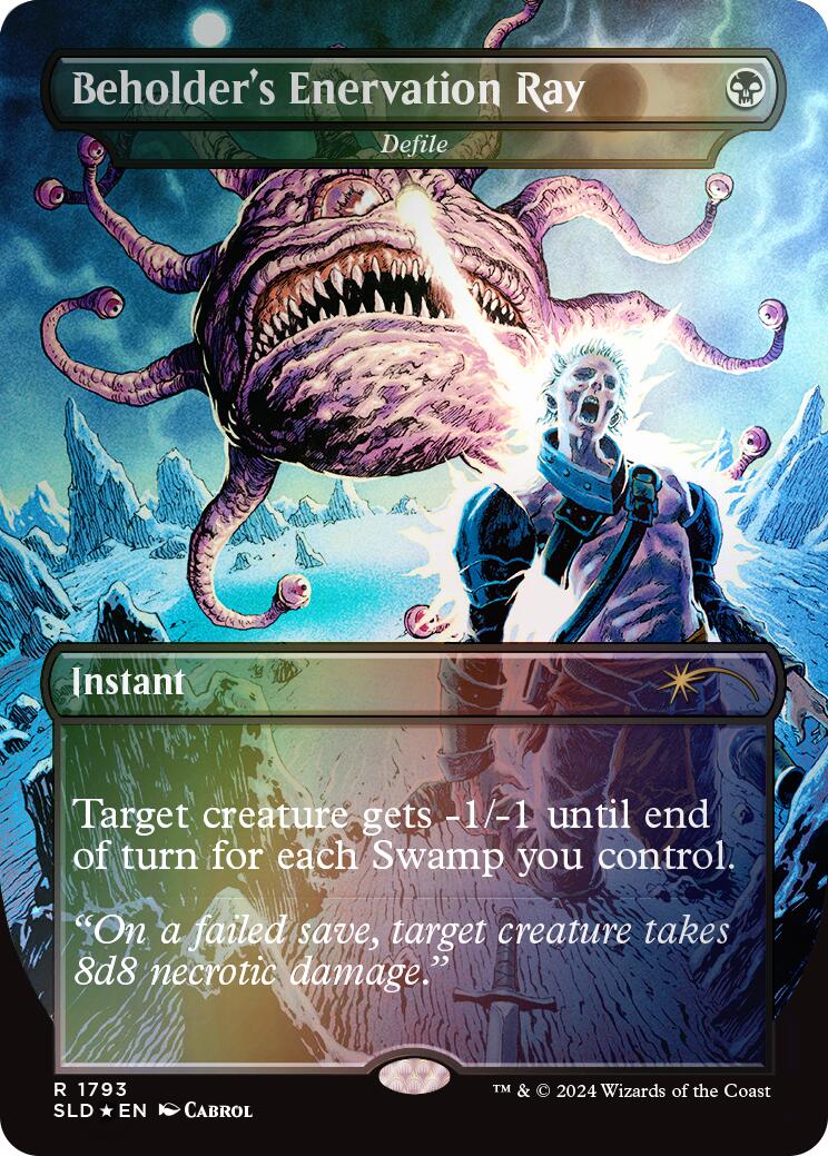 Beholder's Enervation Ray - Defile (Rainbow Foil) [Secret Lair Drop Series] | Exor Games Summserside