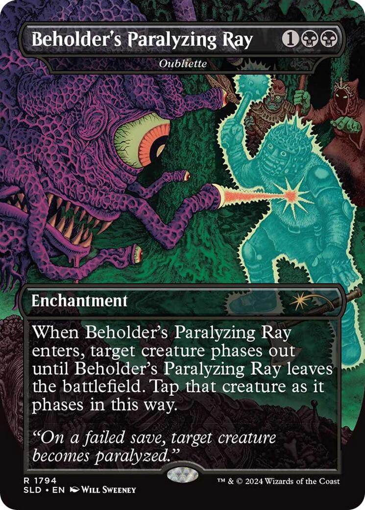 Beholder's Paralyzing Ray - Oubliette [Secret Lair Drop Series] | Exor Games Summserside