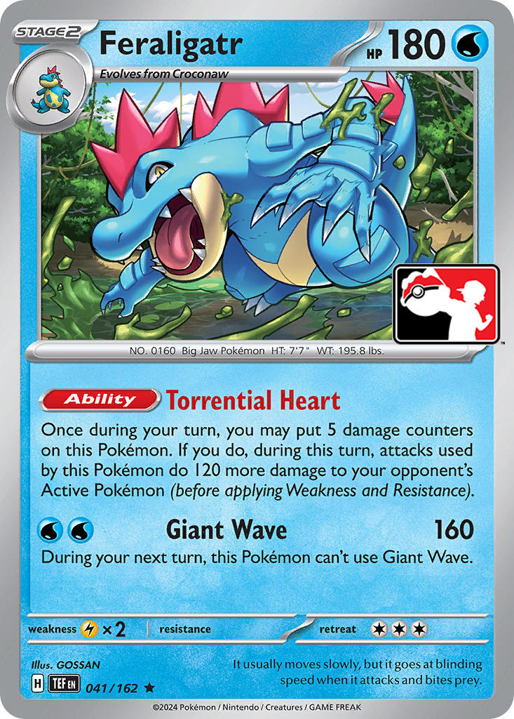 Feraligatr (041/162) [Prize Pack Series Five] | Exor Games Summserside