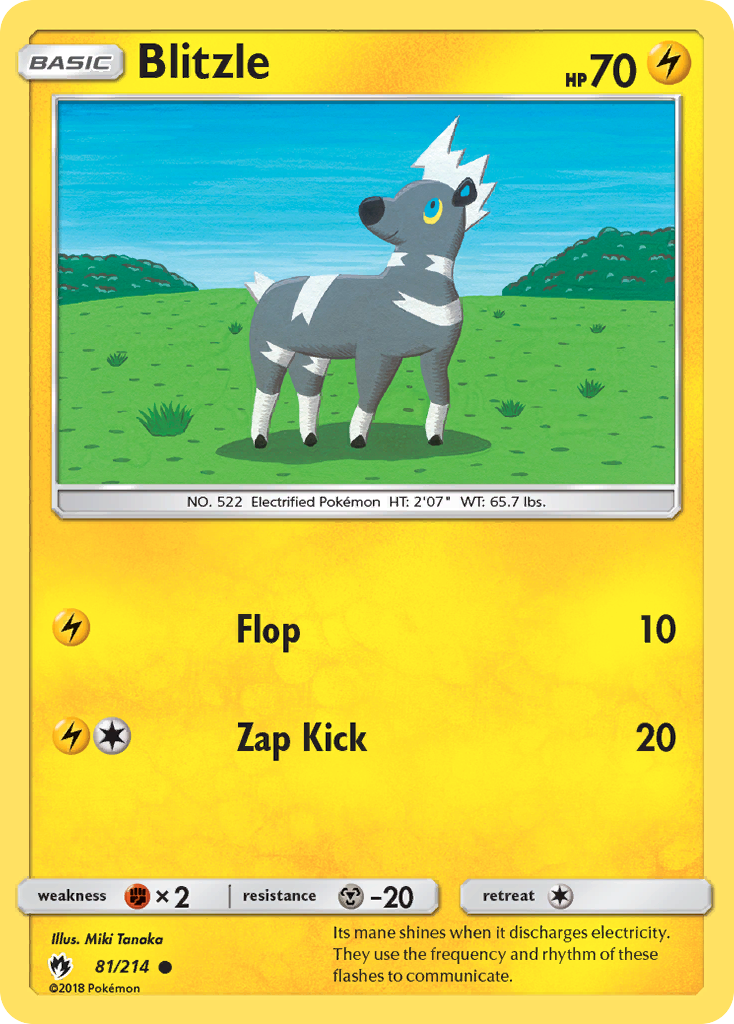 Blitzle (81/214) [Sun & Moon: Lost Thunder] | Exor Games Summserside