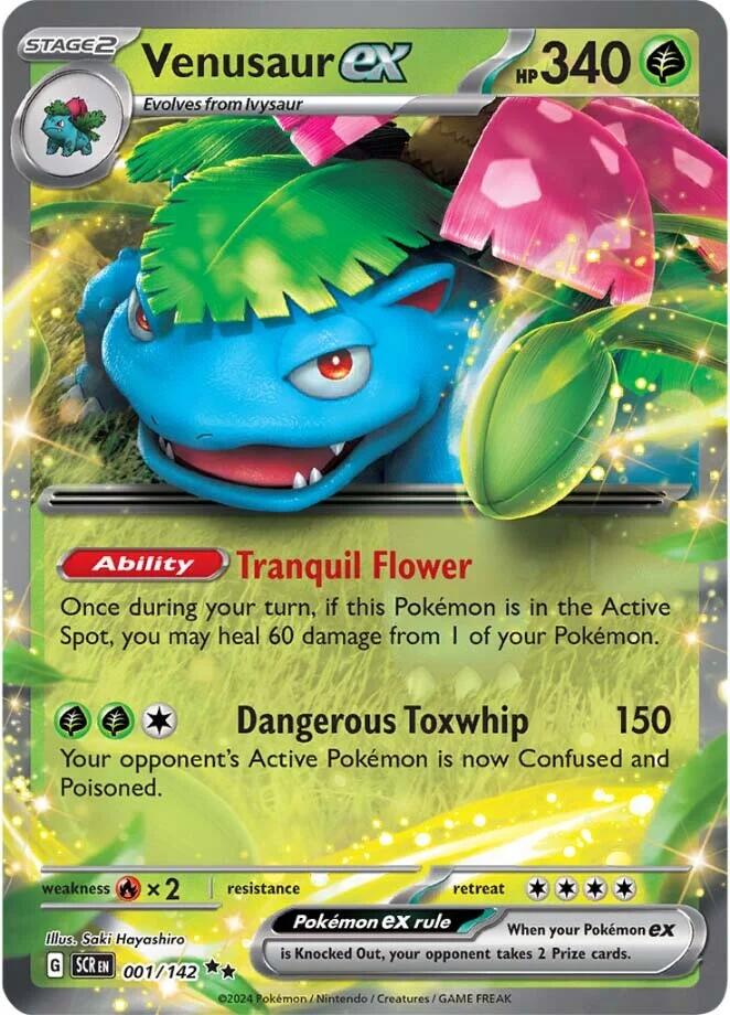 Venusaur ex (001/142) [Scarlet & Violet: Stellar Crown] | Exor Games Summserside