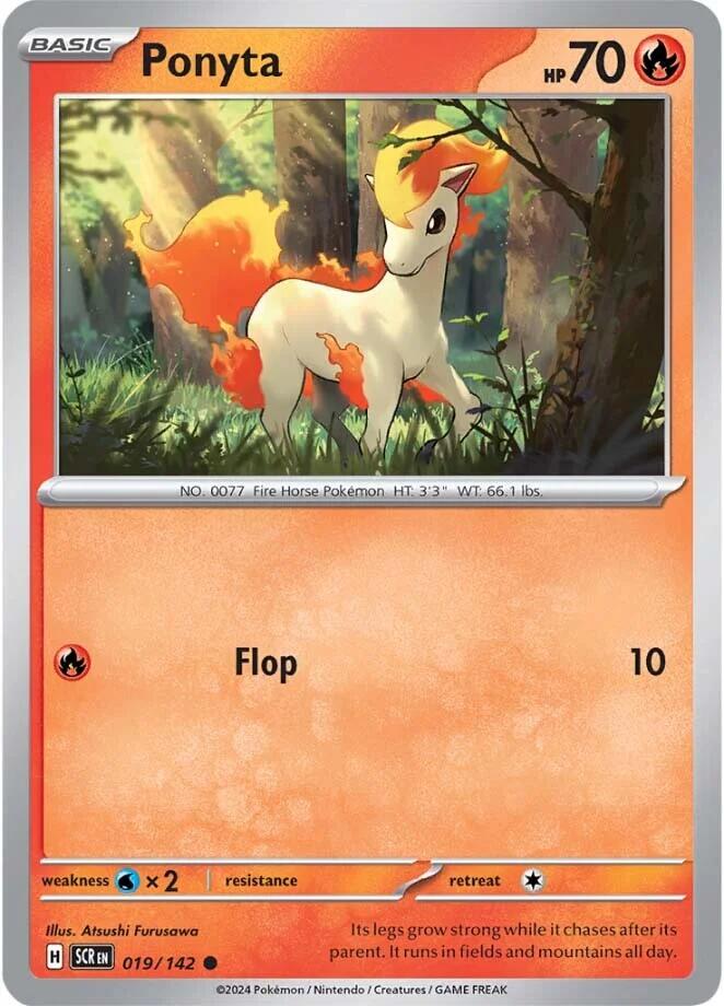 Ponyta (019/142) [Scarlet & Violet: Stellar Crown] | Exor Games Summserside