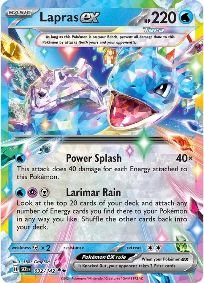 Lapras ex (032/142) [Scarlet & Violet: Stellar Crown] | Exor Games Summserside