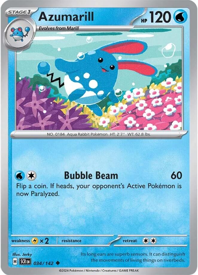 Azumarill (034/142) [Scarlet & Violet: Stellar Crown] | Exor Games Summserside