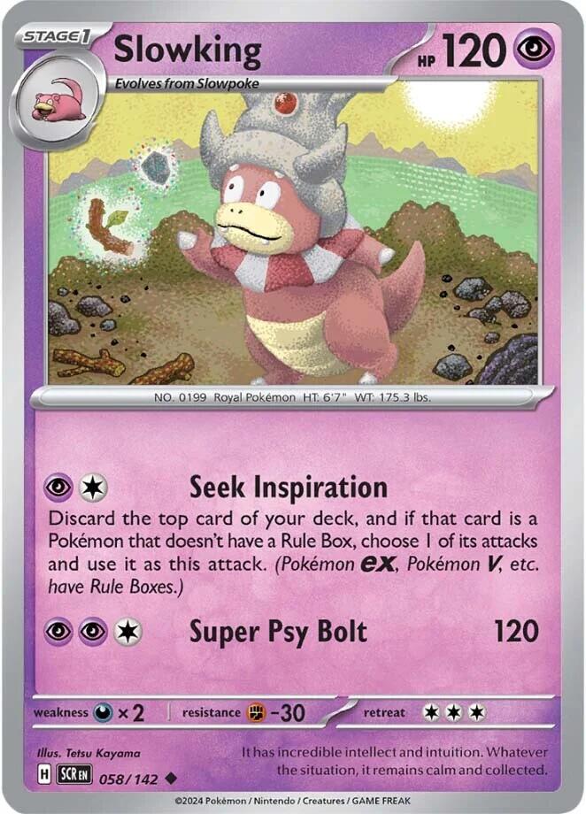 Slowking (058/142) [Scarlet & Violet: Stellar Crown] | Exor Games Summserside