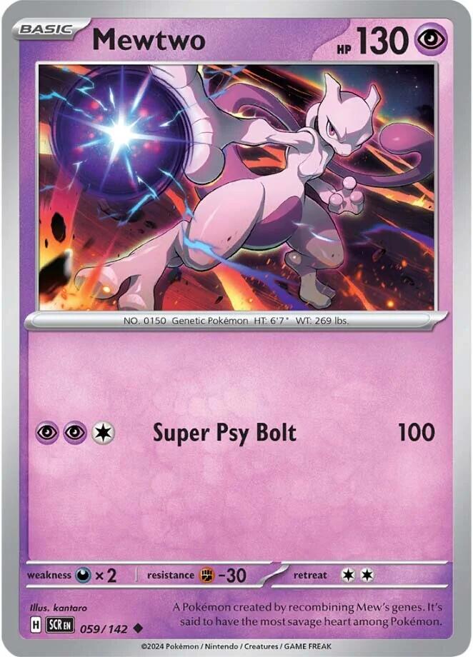 Mewtwo (059/142) [Scarlet & Violet: Stellar Crown] | Exor Games Summserside