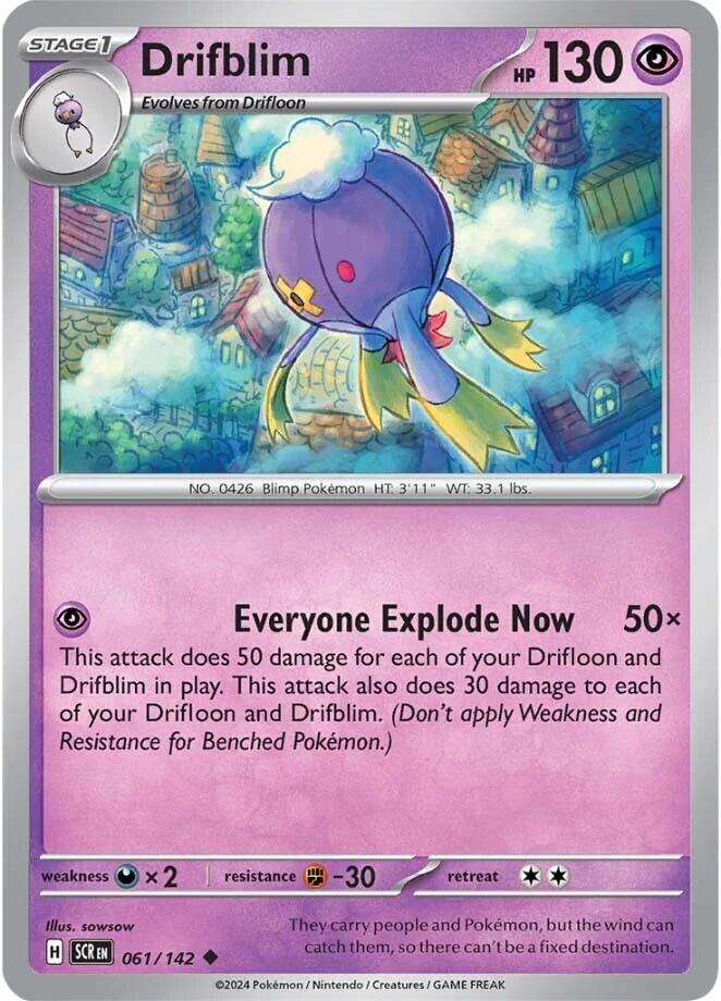 Drifblim (061/142) [Scarlet & Violet: Stellar Crown] | Exor Games Summserside