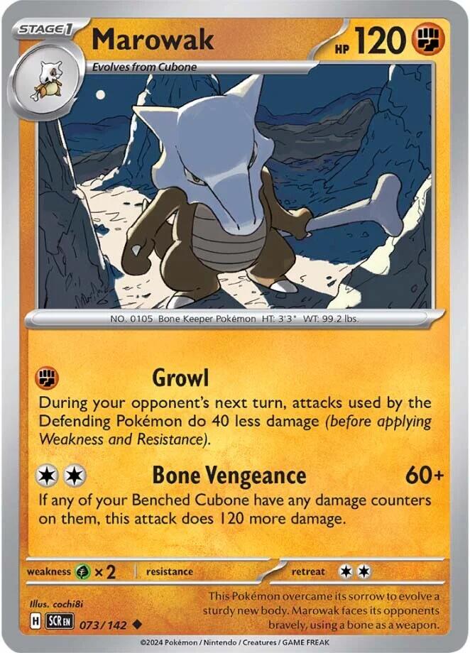 Marowak (073/142) [Scarlet & Violet: Stellar Crown] | Exor Games Summserside