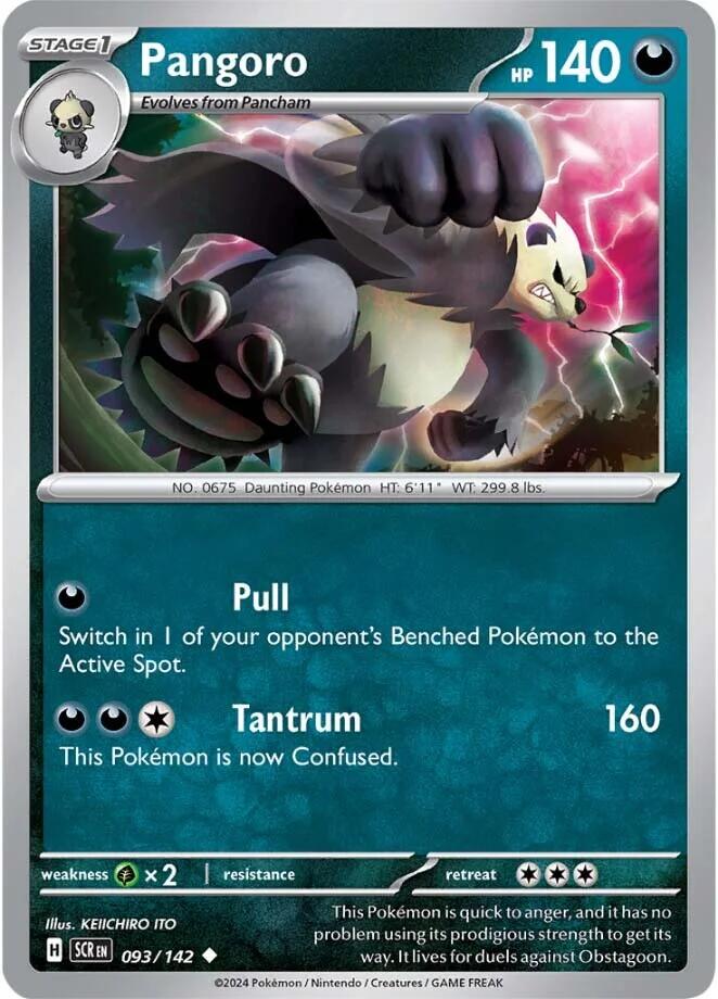 Pangoro (093/142) [Scarlet & Violet: Stellar Crown] | Exor Games Summserside