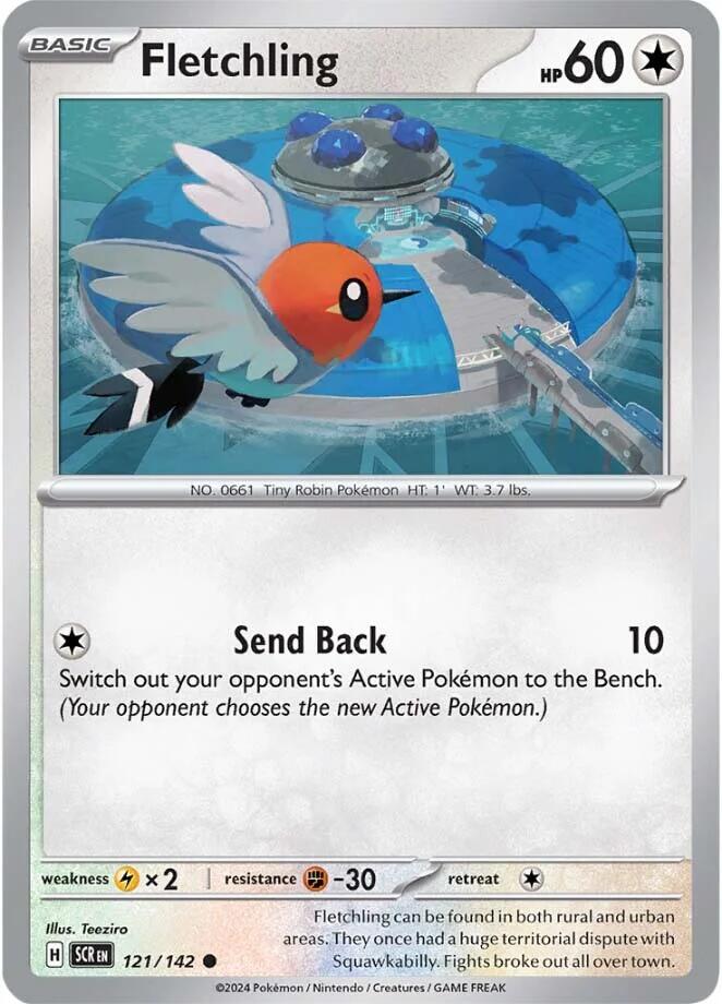 Fletchling (121/142) [Scarlet & Violet: Stellar Crown] | Exor Games Summserside