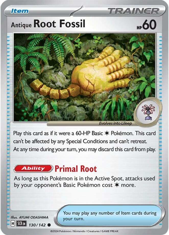 Antique Root Fossil (130/142) [Scarlet & Violet: Stellar Crown] | Exor Games Summserside