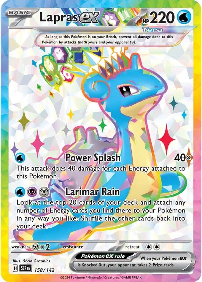 Lapras ex (158/142) [Scarlet & Violet: Stellar Crown] | Exor Games Summserside