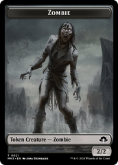 Phyrexian Germ // Zombie Double-Sided Token [Modern Horizons 3 Tokens] | Exor Games Summserside