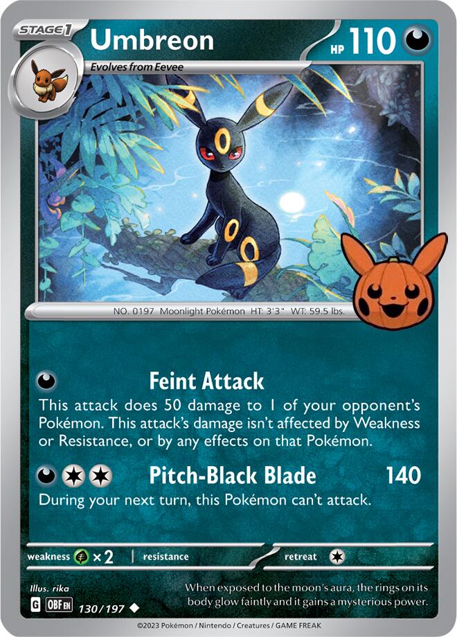 Umbreon (130/197) [Trick or Trade 2024] | Exor Games Summserside