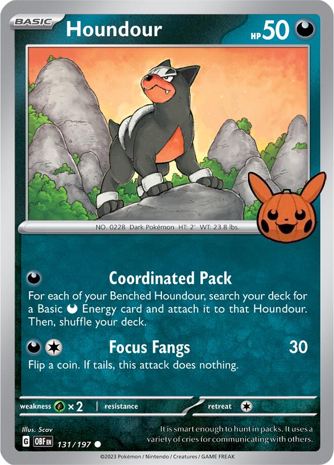 Houndour (131/197) [Trick or Trade 2024] | Exor Games Summserside