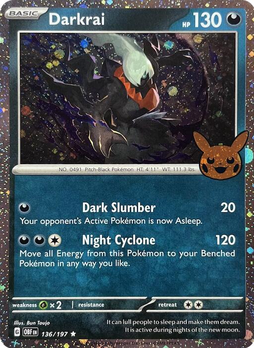 Darkrai (136/197) (Cosmos Holo) [Trick or Trade 2024] | Exor Games Summserside