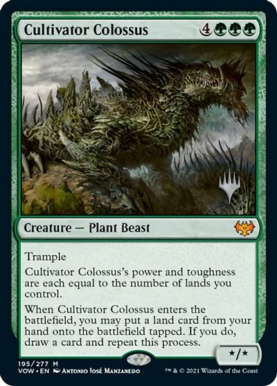 Cultivator Colossus (Promo Pack) [Innistrad: Crimson Vow Promos] | Exor Games Summserside