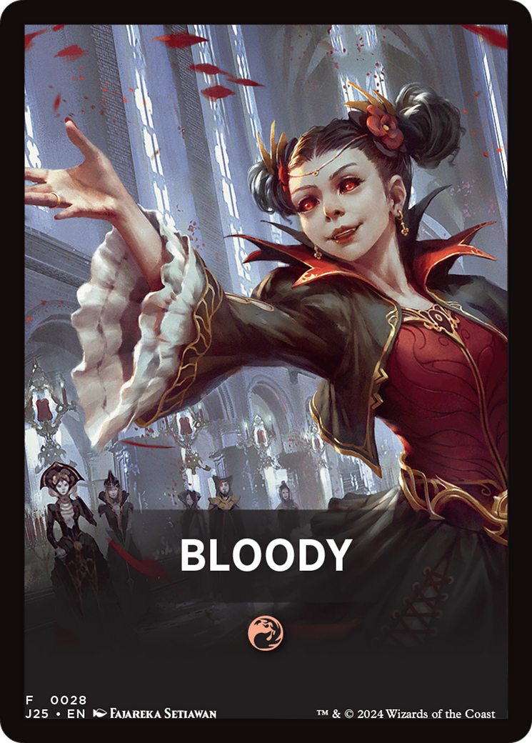 Bloody Theme Card [Foundations Jumpstart Front Cards] | Exor Games Summserside