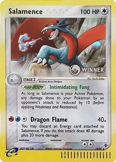 Salamence (19/97) (Winner) [League & Championship Cards] | Exor Games Summserside