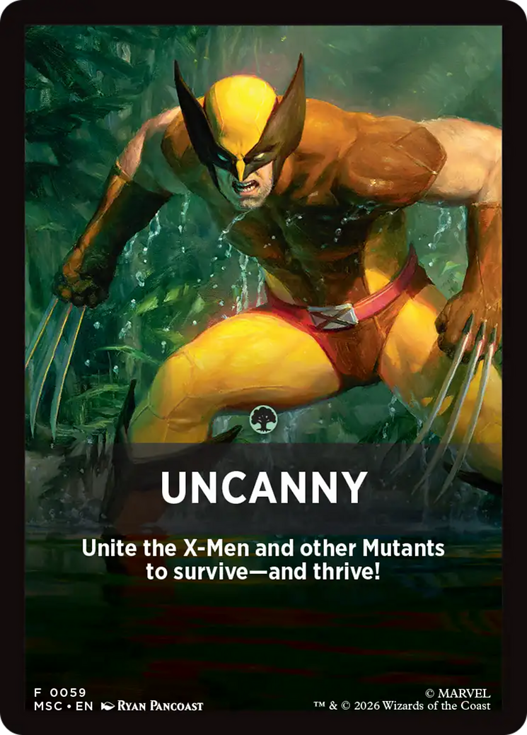 Uncanny Theme Card [Marvel Super Heroes Commander] | Exor Games Summserside