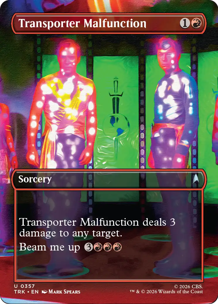 Transporter Malfunction (Borderless) [Star Trek] | Exor Games Summserside