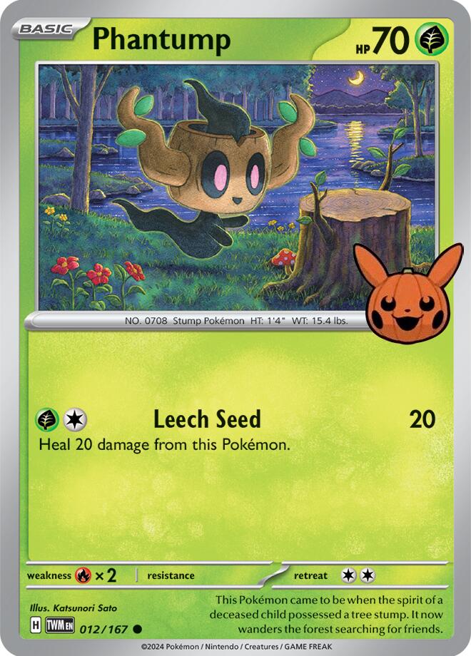 Phantump (012/167) [Trick or Trade 2024] | Exor Games Summserside
