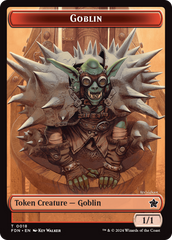 Goblin // Treasure Double-Sided Token [Foundations Tokens] | Exor Games Summserside