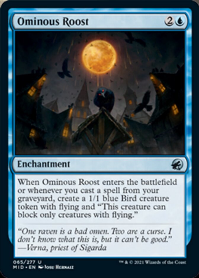 Ominous Roost [Innistrad: Midnight Hunt] | Exor Games Summserside