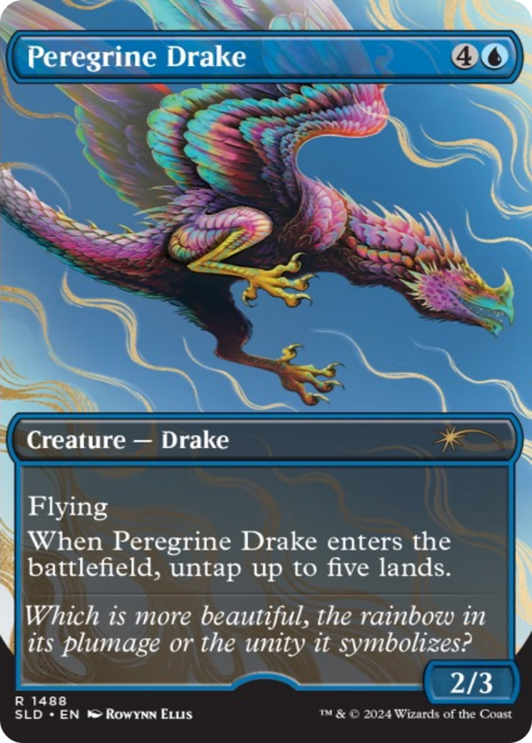 Peregrine Drake (Rainbow Foil) [Secret Lair Drop Series] | Exor Games Summserside