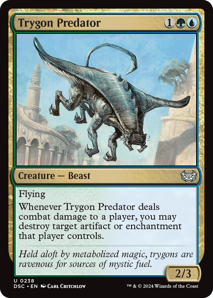 Trygon Predator [Duskmourn: House of Horror Commander] | Exor Games Summserside