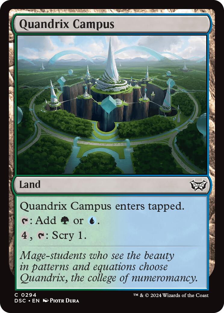 Quandrix Campus [Duskmourn: House of Horror Commander] | Exor Games Summserside