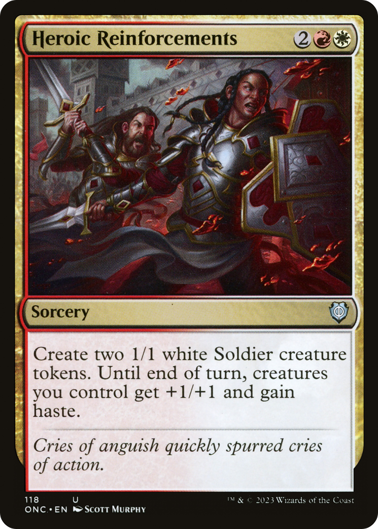 Heroic Reinforcements [Phyrexia: All Will Be One Commander] | Exor Games Summserside