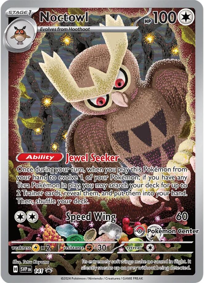 Noctowl (141) (Pokemon Center Exclusive) [Scarlet & Violet: Black Star Promos] | Exor Games Summserside